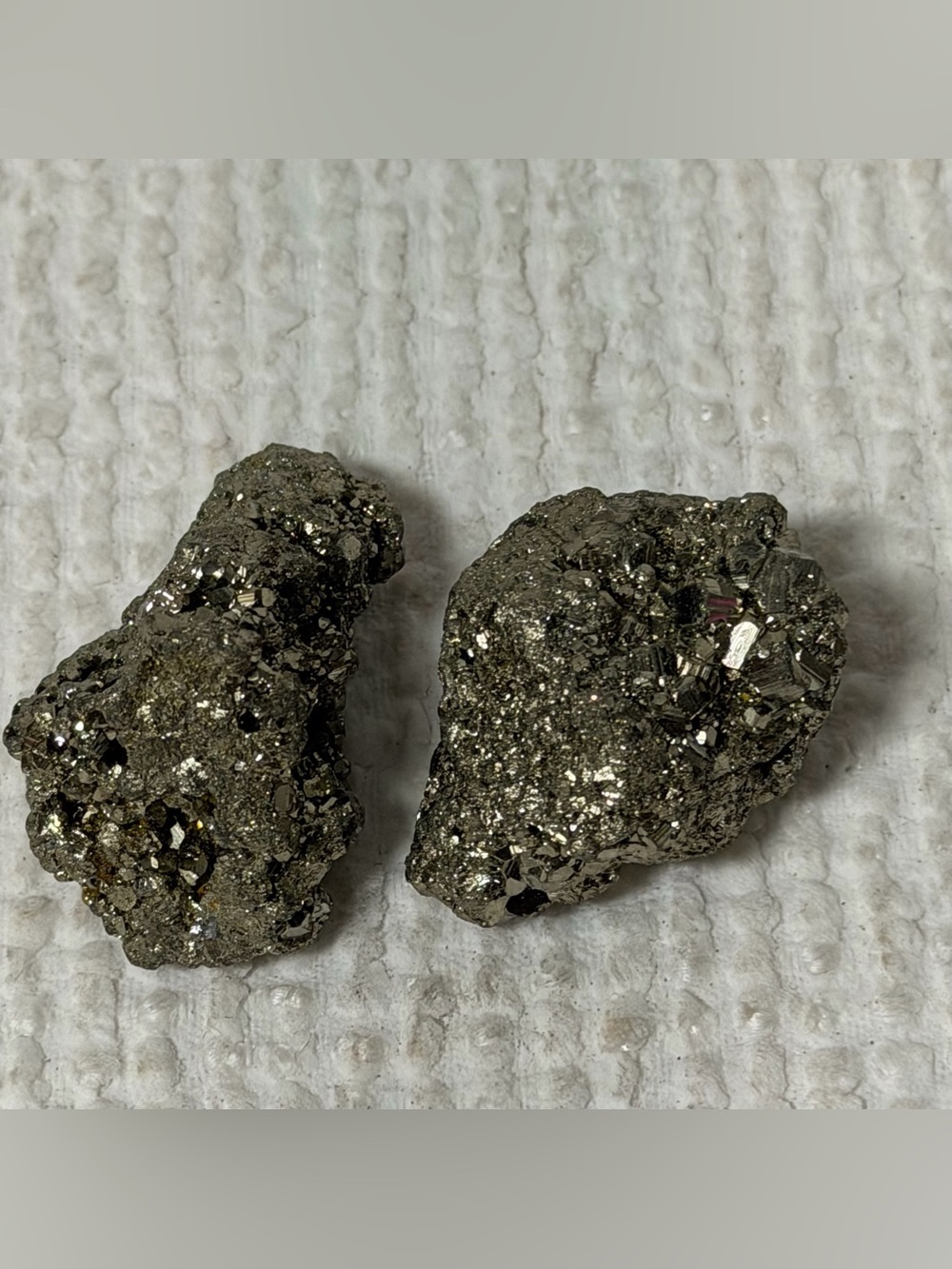 2 pc PYRITE - CLUSTERS -Fool’s Gold